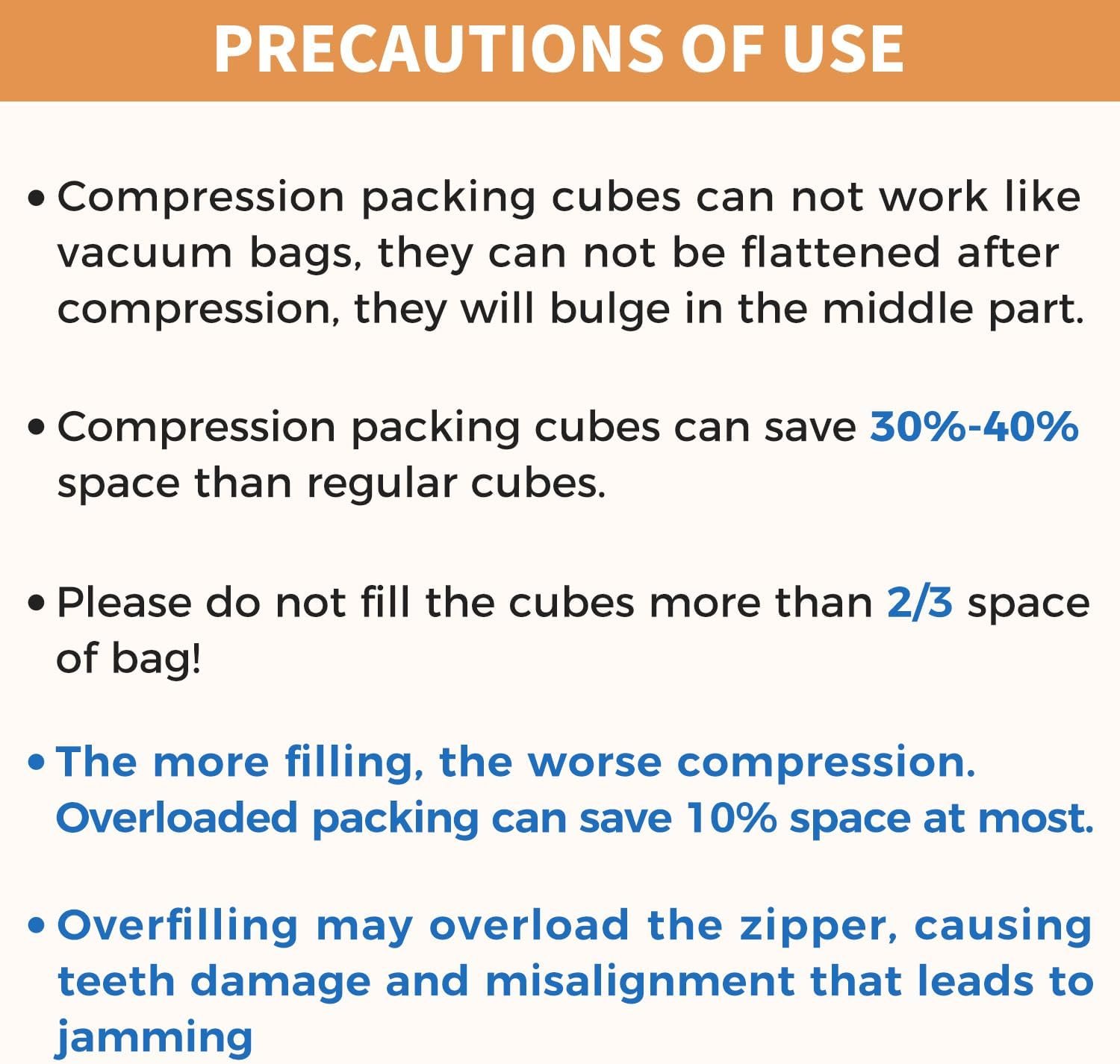 BAGAIL 4 Set/6 Set/8 Set Compression Packing Cubes Travel Accessories Expandable Packing Organizers (Square Mesh, 06-Beige) - Image 7