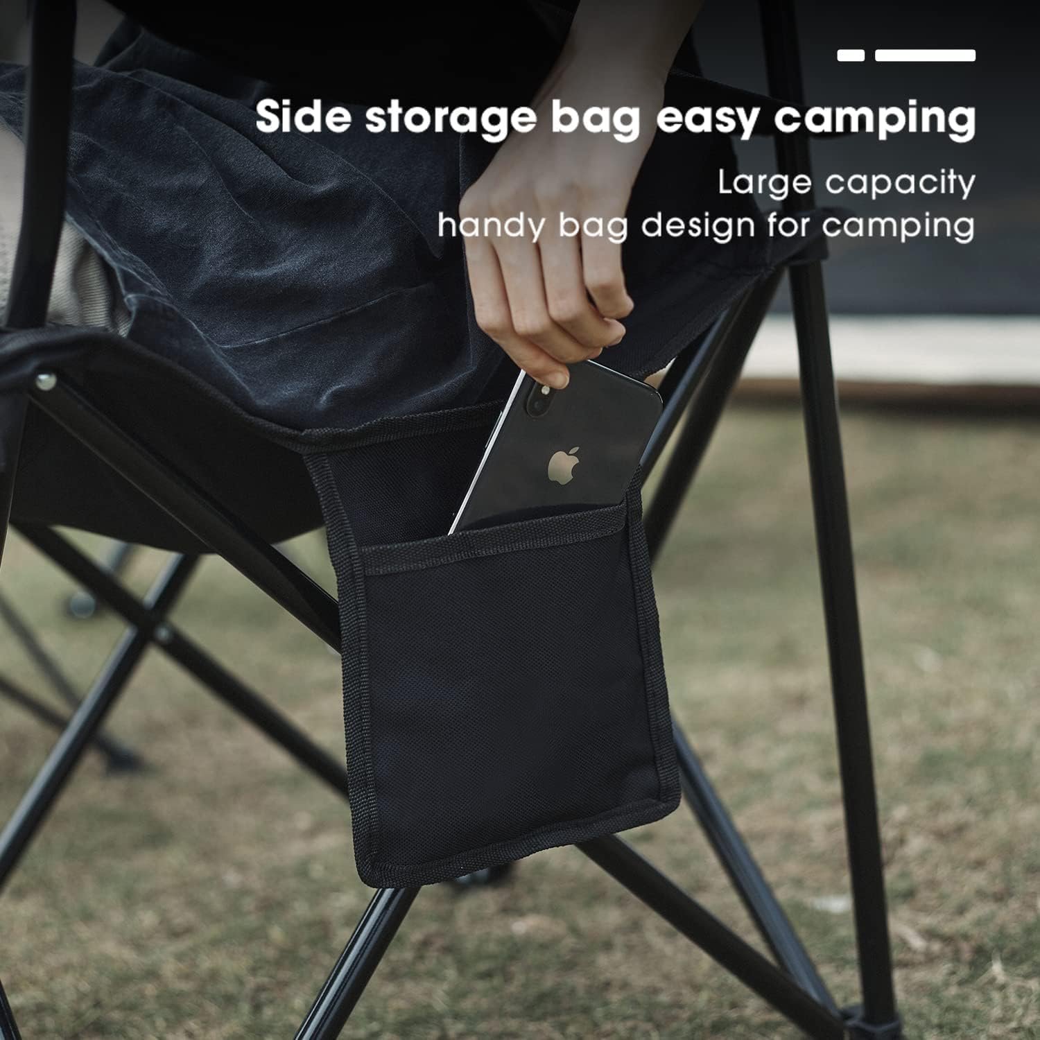 Damei century 4Pack Folding Camping Chairs-Lightweight, Installation-Free, Portable Chair for Beach, Lawn, Outdoor Sports - Image 5