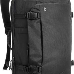 tomtoc Travel Backpack 28L, TSA Friendly Flight Approved Carry-on Luggage, Personal Item Travel Bag, Water-resistant Lightweight Business Rucksack, Durable Bag Fits 16 Inch Laptop