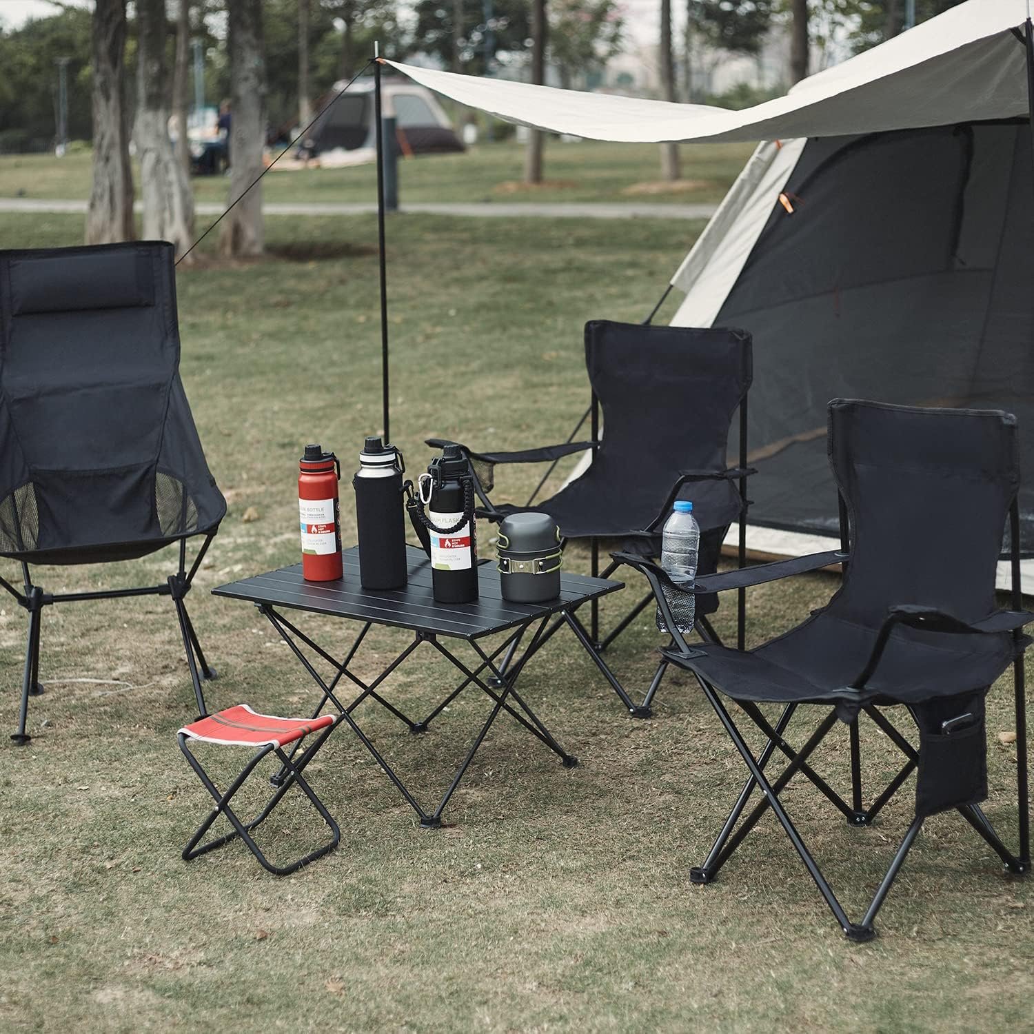 Damei century 4Pack Folding Camping Chairs-Lightweight, Installation-Free, Portable Chair for Beach, Lawn, Outdoor Sports - Image 6