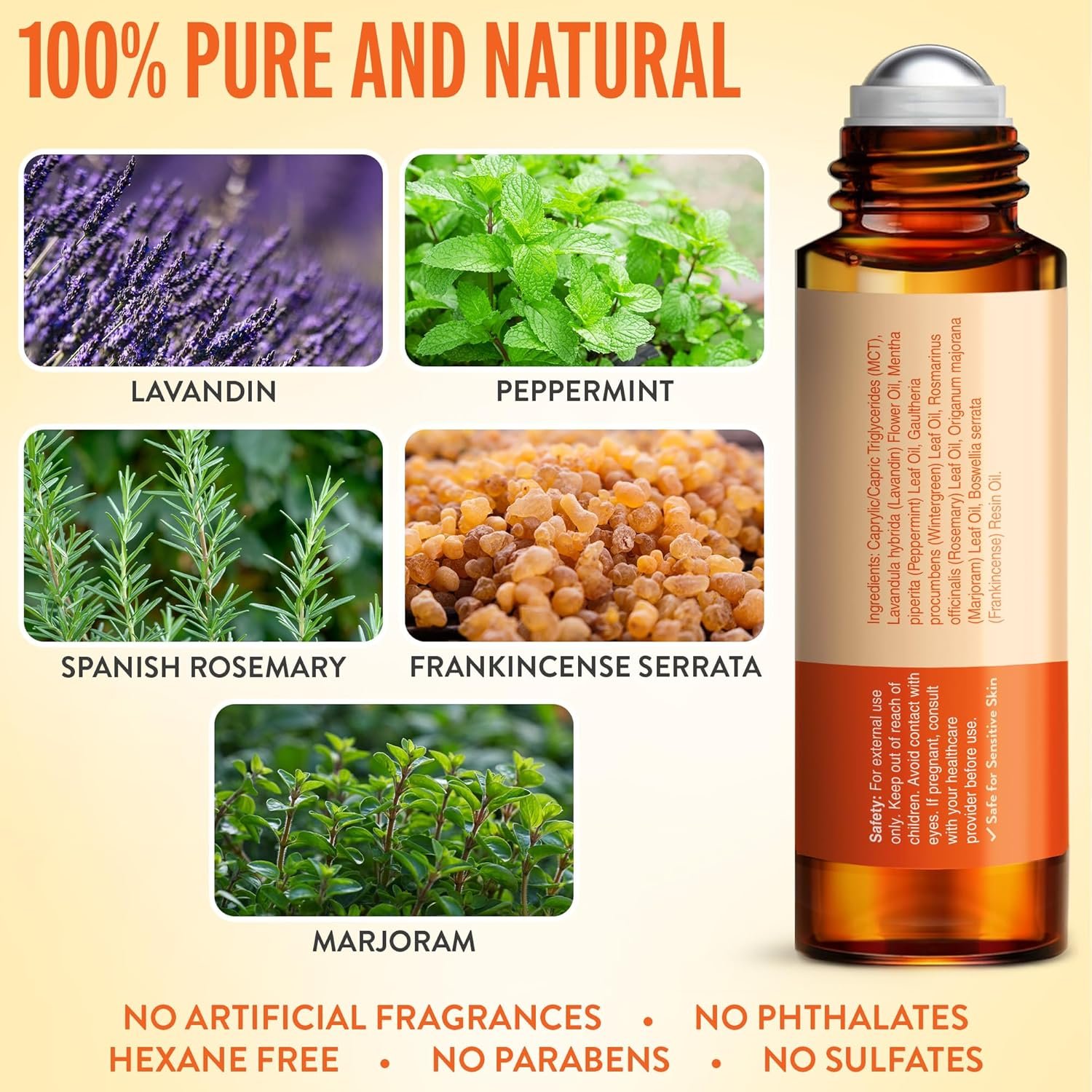 UpNature Head Bliss Essential Oil Roll On Stick - Soothing Migraine Comfort Aromatherapy with Instant Cooling Effect - Nurse Essentials Gifts Roller - Image 3