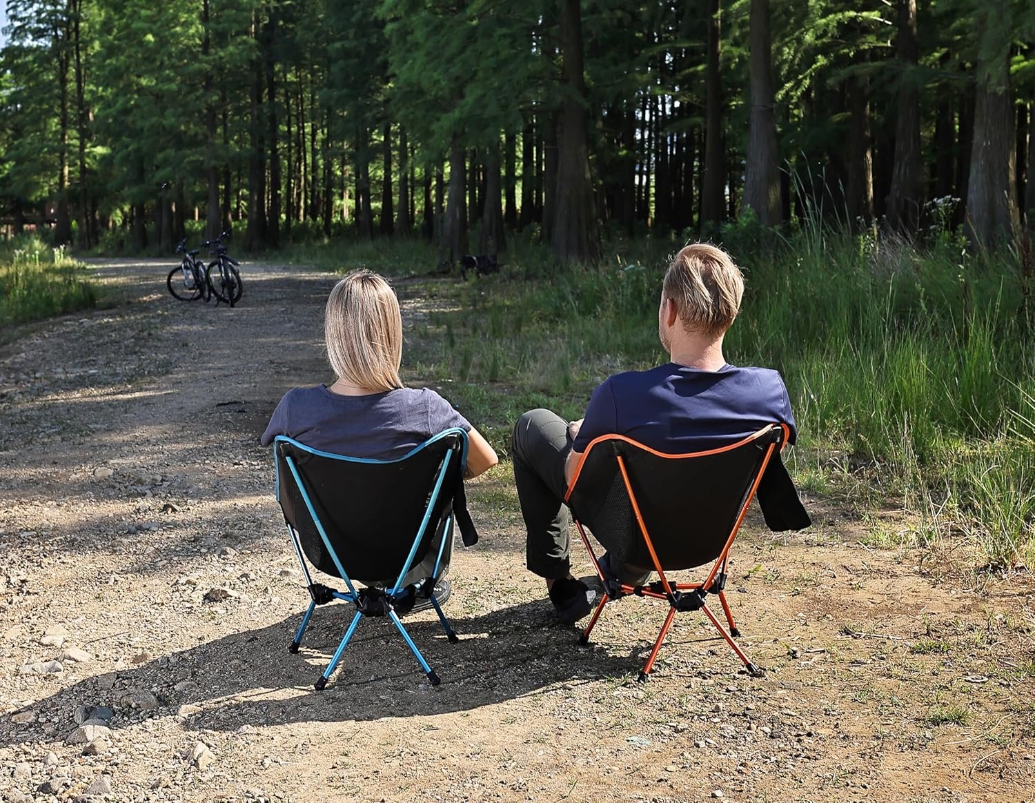 MARCHWAY Lightweight Folding Camping Chair, Portable Foldable Compact for Outdoor Camp, Travel, Beach, Picnic, Festival, Hiking, Backpacking, Supports 330Lbs (Blue) - Image 7